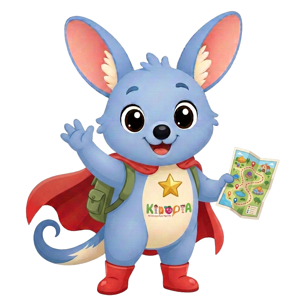 Kiko the bilby heading out on a community excursion