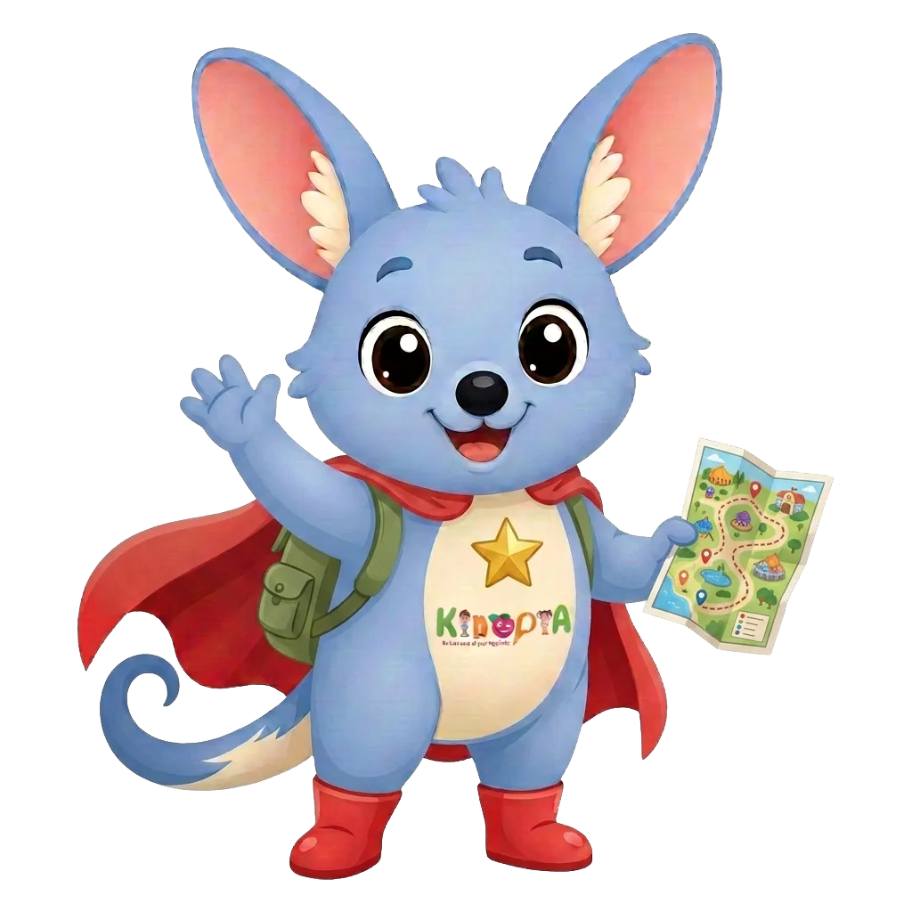 Kiko the bilby heading out on a community excursion